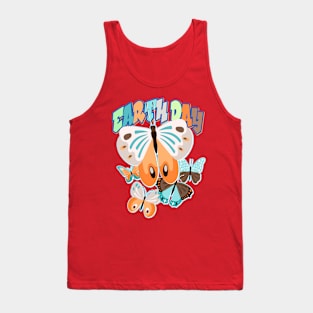 Earth Day/ Butterflies Tank Top